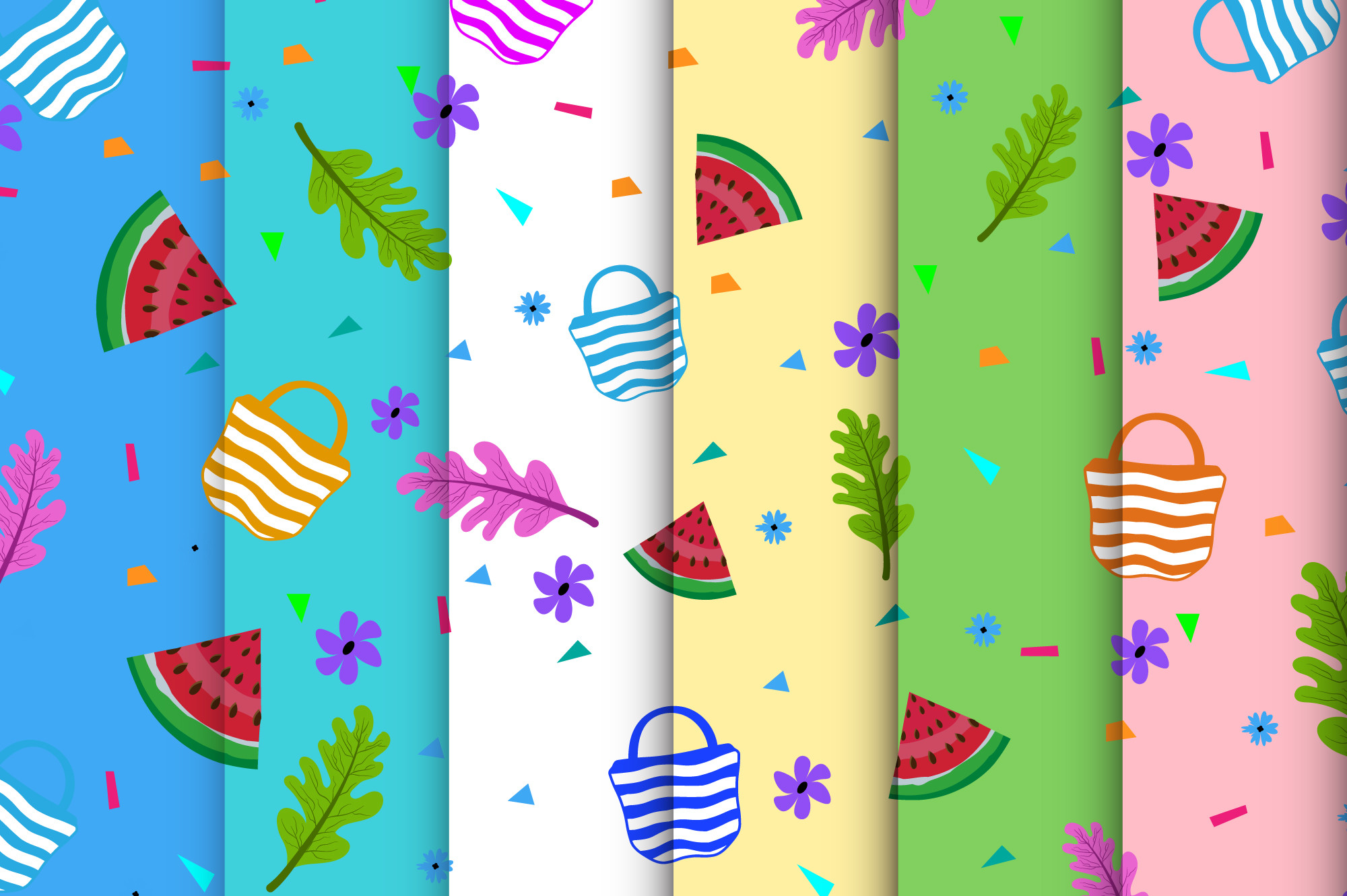 Summer Seamless Pattern Vector Element Graphic by Graphicyes · Creative ...
