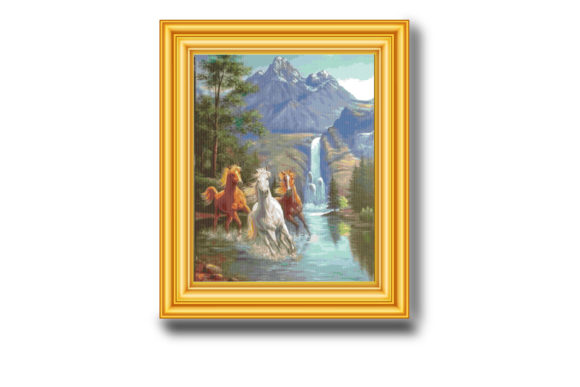Cross Stitch Patterns Horse, Animals 53
