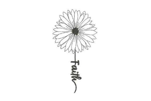 Faith with Heart Daisy
