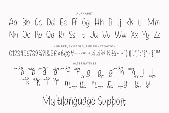 Family Storya Font - Preview 3