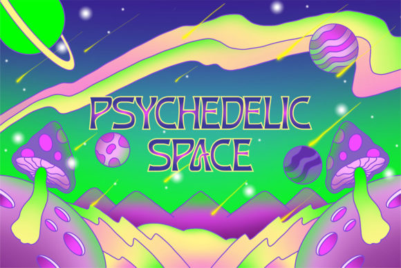 Psychoart Font PNG with transparent background - Preview 1