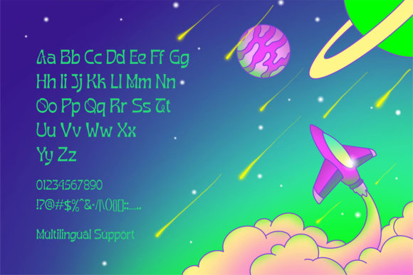Psychoart Font PNG with transparent background - Preview 3