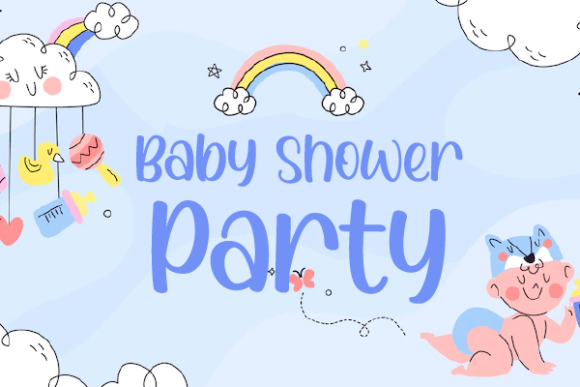 Rubben Kids Font PNG with transparent background - Preview 2
