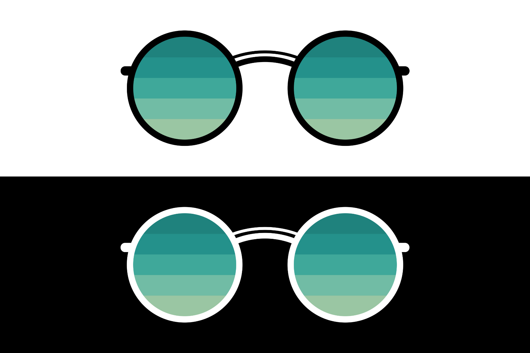 Vintage Retro Sunglasses Graphic by atlasart · Creative Fabrica