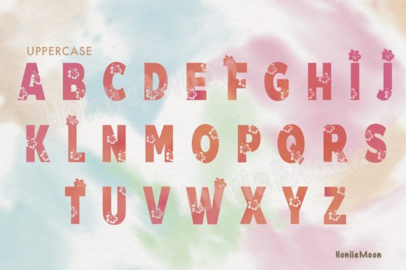 Aloha Hibiscus Font - Preview 1