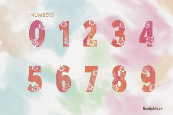 Aloha Hibiscus Font - Preview 2