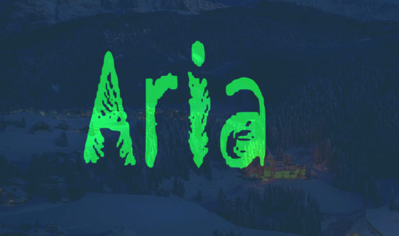 Aria Font - Preview 1