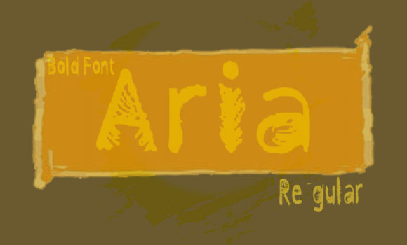 Aria Font - Preview 2