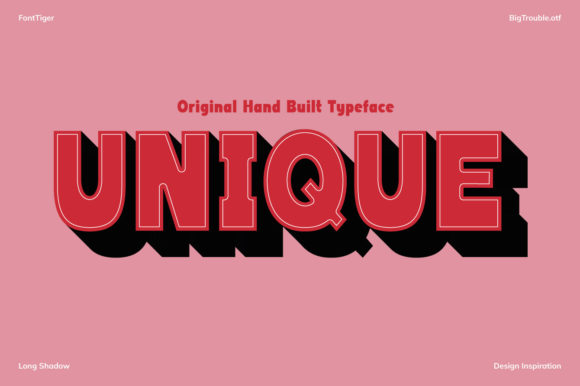 Big Trouble Font - Preview 4