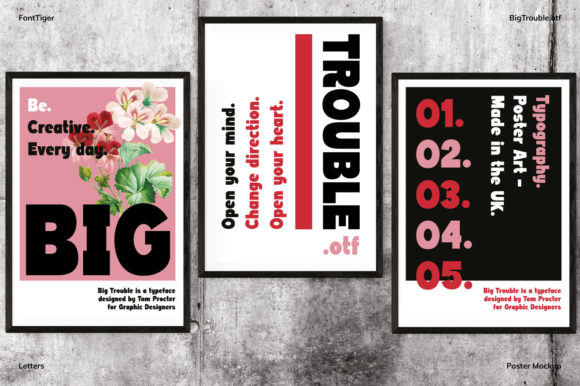Big Trouble Font - Preview 5