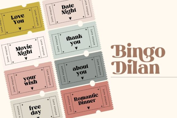 Bingo Dilan Font - Preview 2
