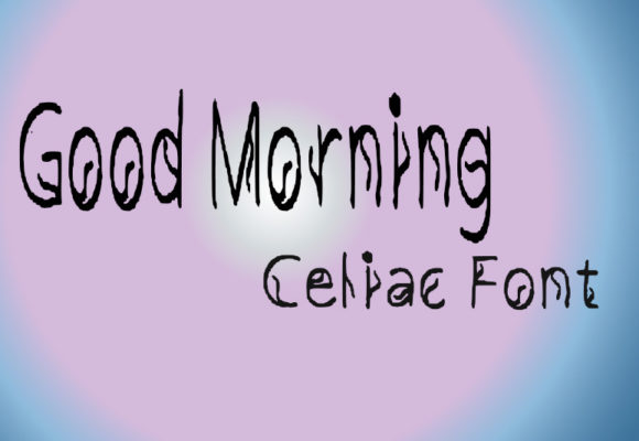 Celiac Font - Preview 1