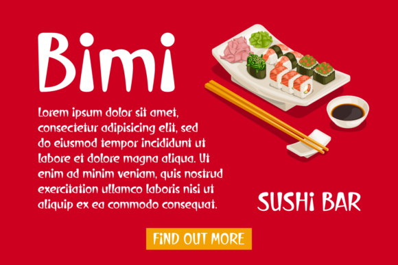 Happier Sushie Font PNG with transparent background - Preview 1