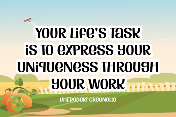 Happiness Farmhouse Font font preview - 3