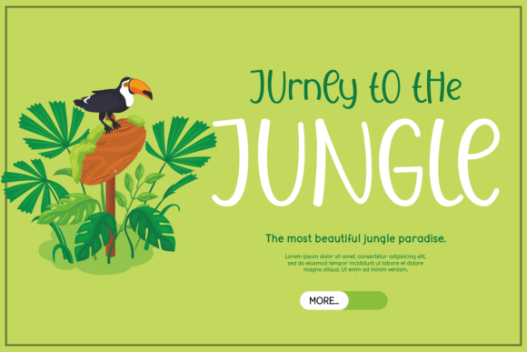Hey Bird Font font preview - 1