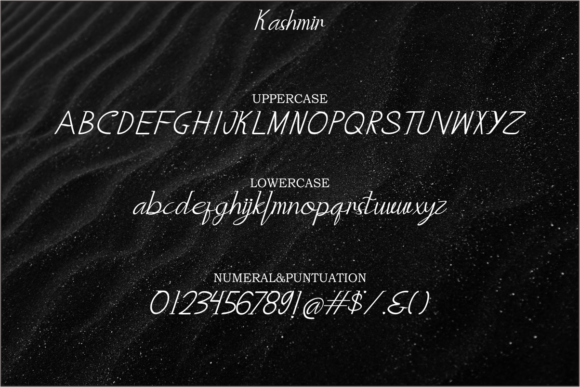 Kashmir Font PNG with transparent background - Preview 5