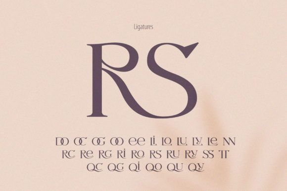 Letterature Font PNG with transparent background - Preview 3