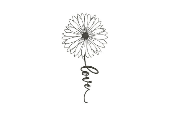 Love with Heart Daisy