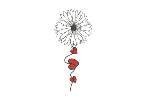 Love with Heart Daisy
