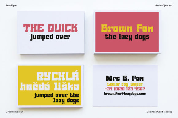 Modern Type Font PNG with transparent background - Preview 2