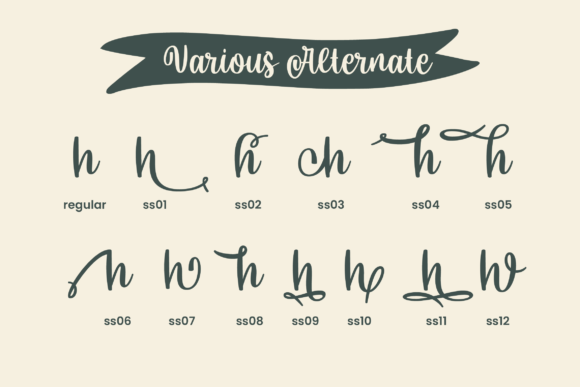 Mondera Font PNG with transparent background - Preview 3