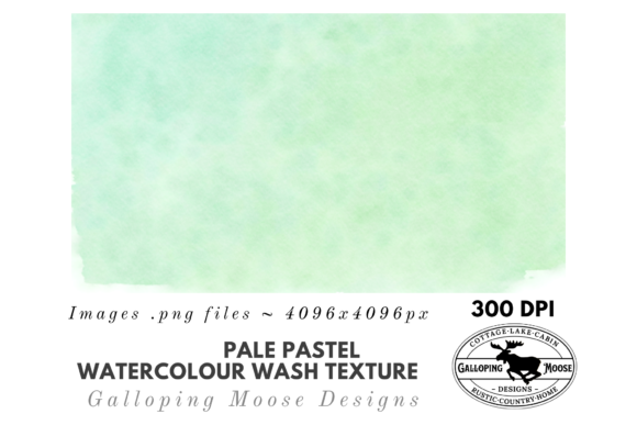Pale Green Pastel Watercolor Background