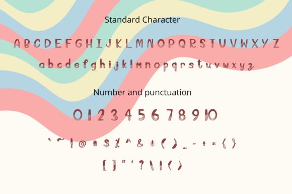 Pretzel Sweet Font PNG with transparent background - Preview 1