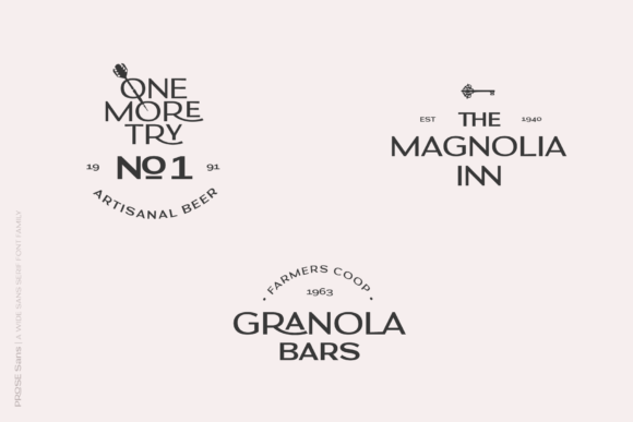 Prose Font PNG with transparent background - Preview 3