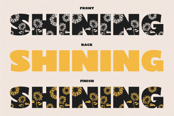 Shining Youth Font PNG with transparent background - Preview 1