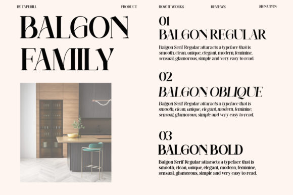 Balgon Font - Preview 1
