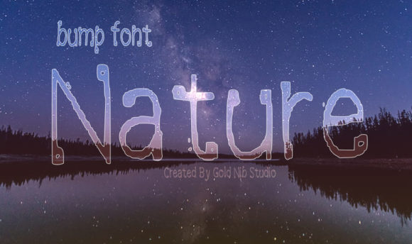 Bump Font - Preview 2