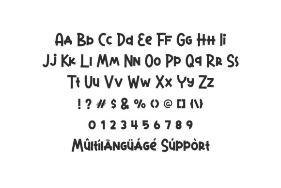 Choco Mellow Font PNG with transparent background - Preview 2