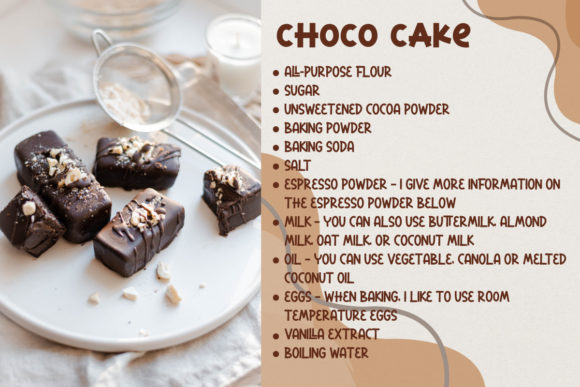 Choco Mellow Font PNG with transparent background - Preview 5