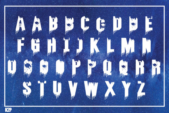 Dripping Font - Preview 1