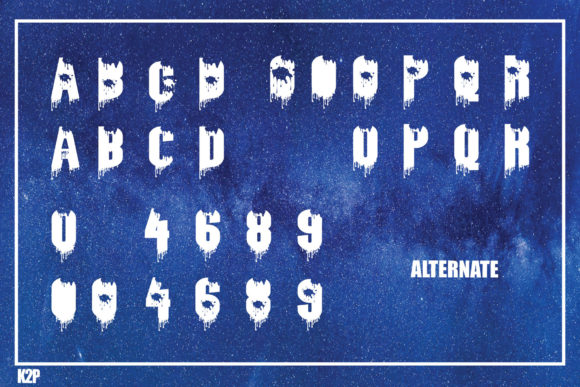 Dripping Font - Preview 3