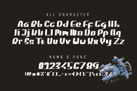 Gravity Force Font - Preview 2
