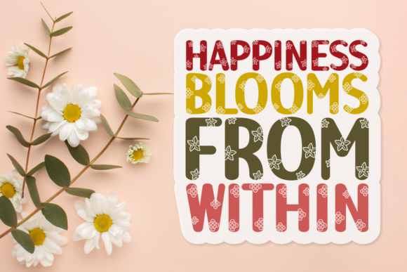 Hope Blooms Font PNG with transparent background - Preview 1