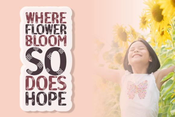Hope Blooms Font PNG with transparent background - Preview 2