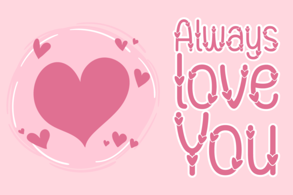 Just Love You Font PNG with transparent background - Preview 2
