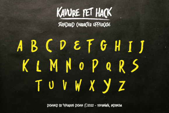 Kavure Fet Hack Font PNG with transparent background - Preview 5