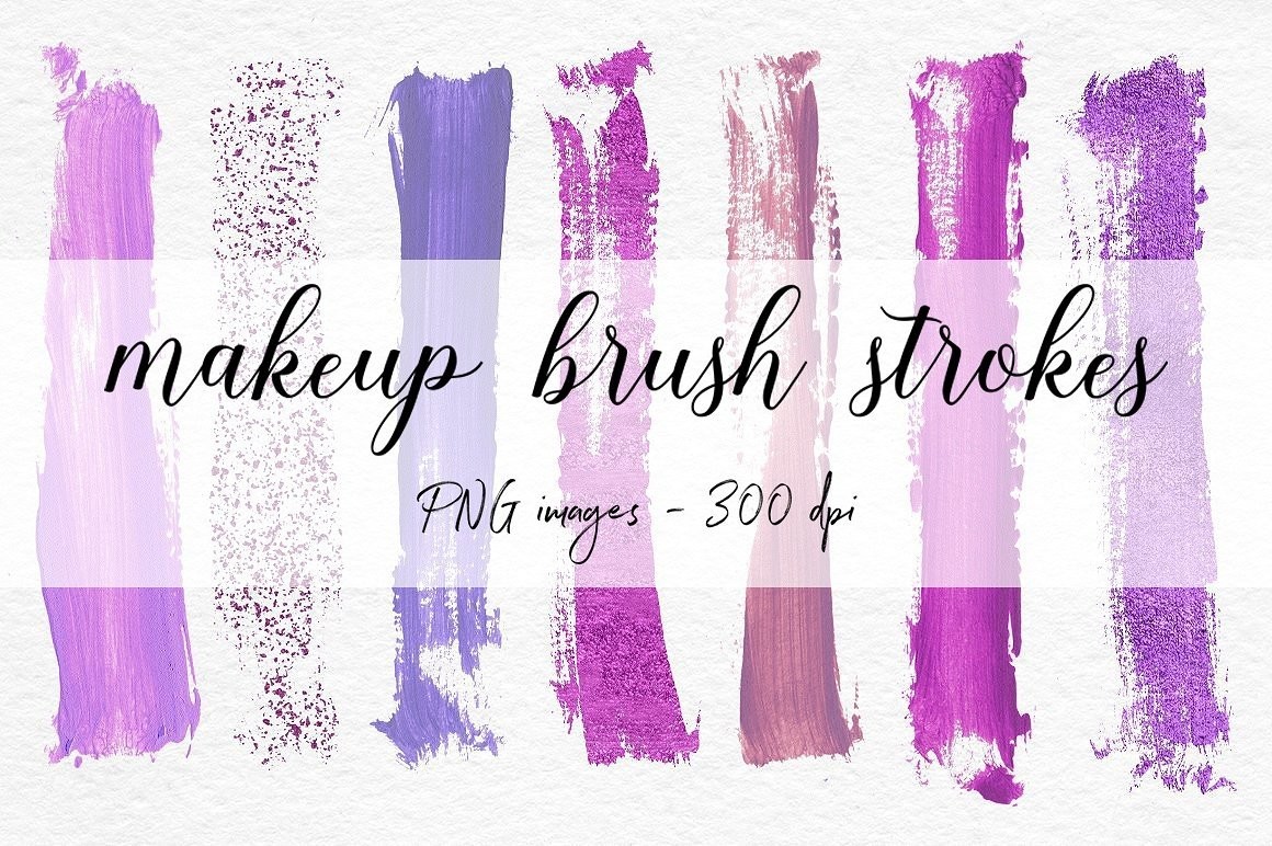 Make Up Brush Strokes Clipart