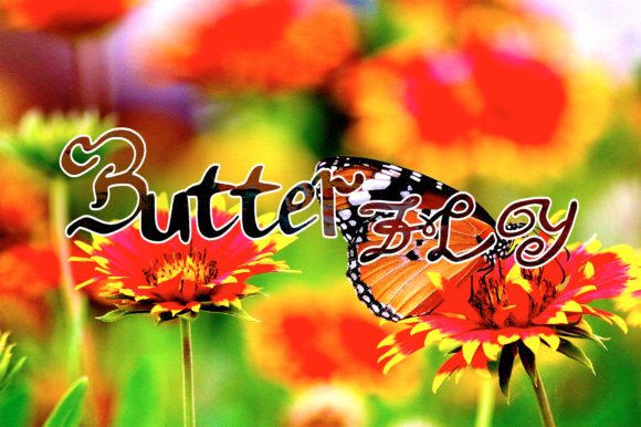 Miracel Garden Font PNG with transparent background - Preview 2