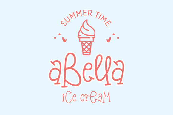 Monilla Font PNG with transparent background - Preview 3