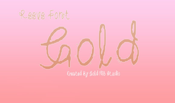 Reeve Font PNG with transparent background - Preview 2
