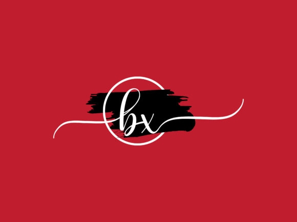 Signature BX Logo Letter Icon Design