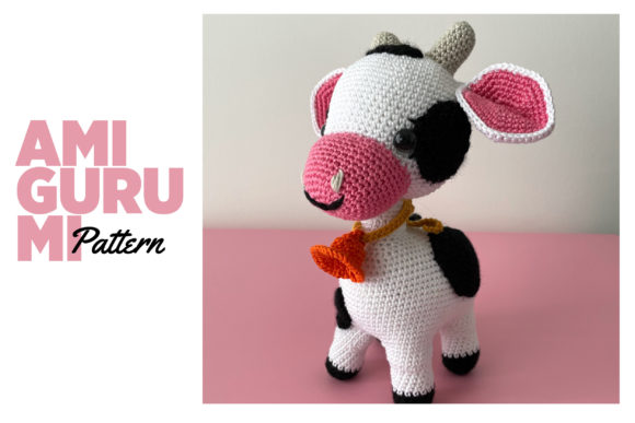Crochet Pattern Cute Cow