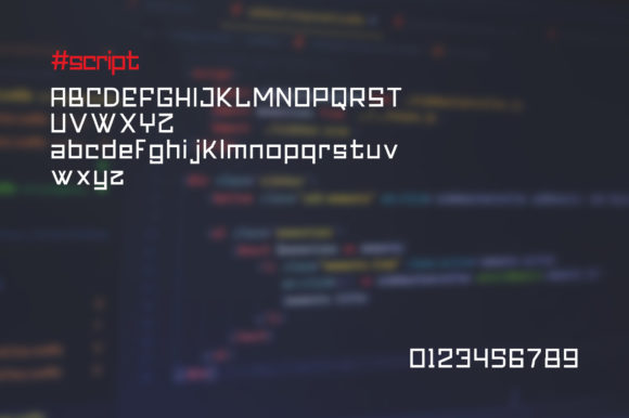 Codetype Font - Preview 3