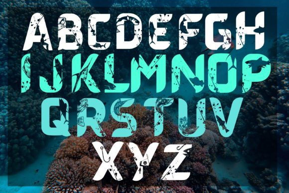 Deep Blue Sea Font - Preview 1