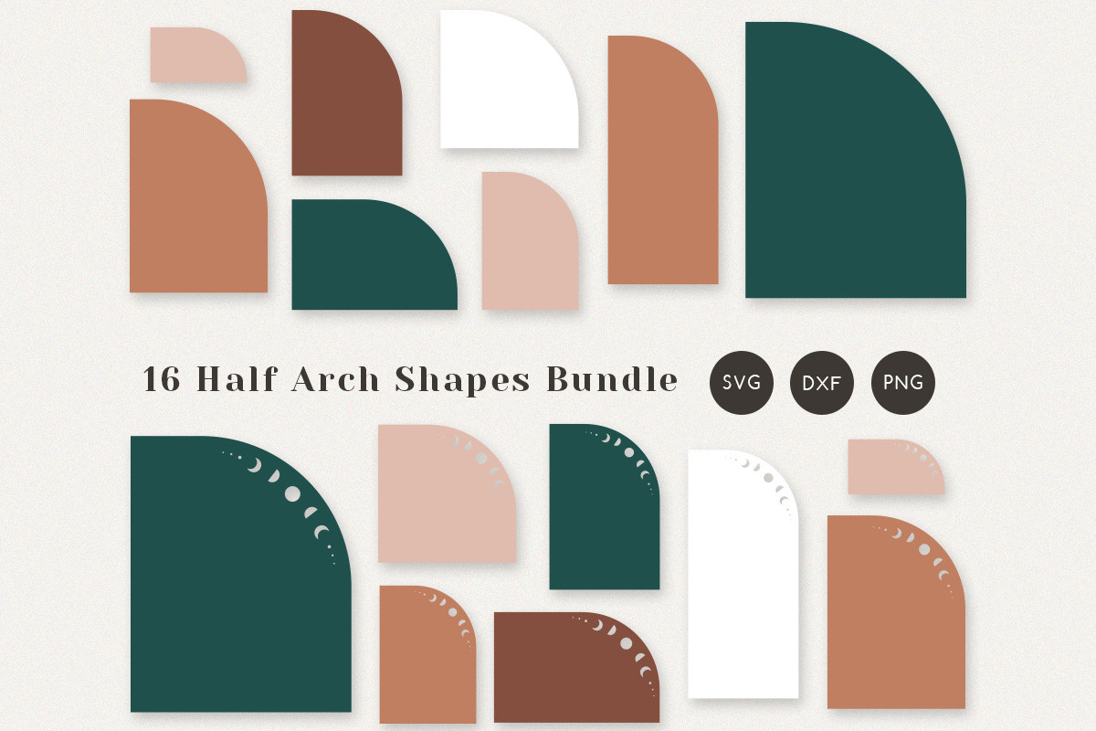 Half Arch Shapes Bundle