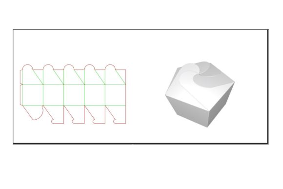 Pentagonal Box Pdf, Jpg, PNG, SVG Dxf Shapes 3D SVG Craft By CraftAddicted